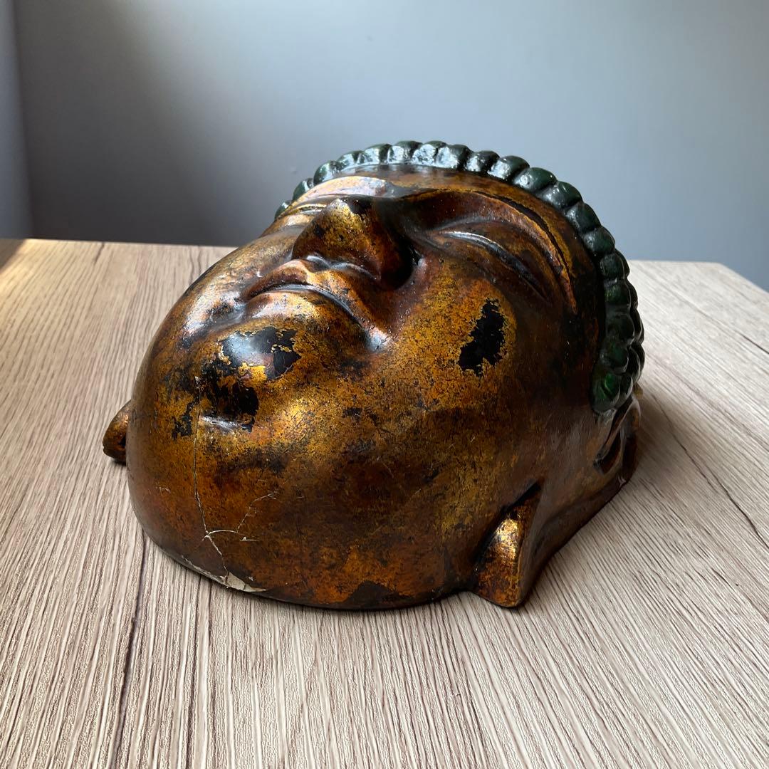 骨董 古物 東大寺弥勒菩薩 お面