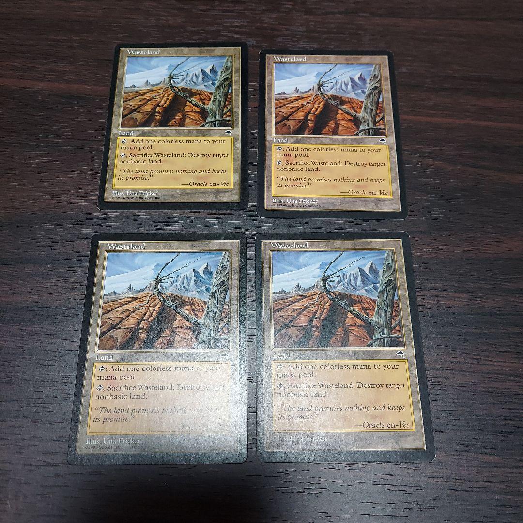 MTG 4枚 不毛の大地