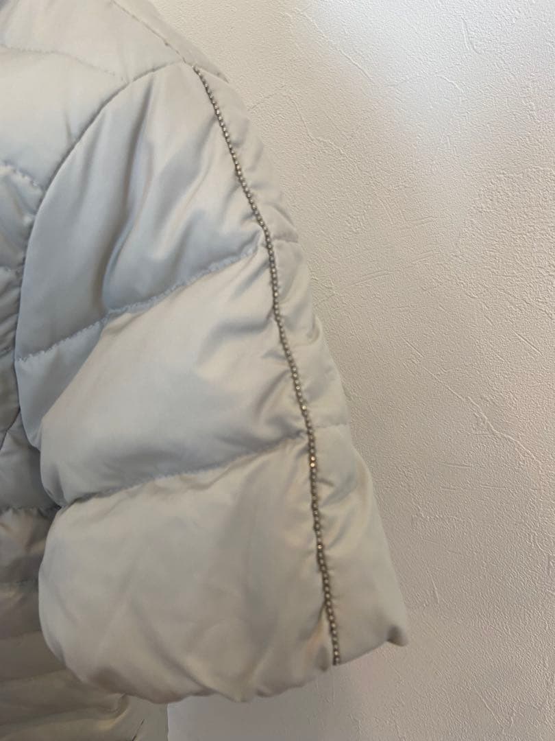 【新品】ヒールクリーク　グレー ショートスリーブ ダウンジャケット