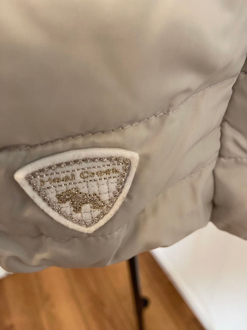 【新品】ヒールクリーク　グレー ショートスリーブ ダウンジャケット