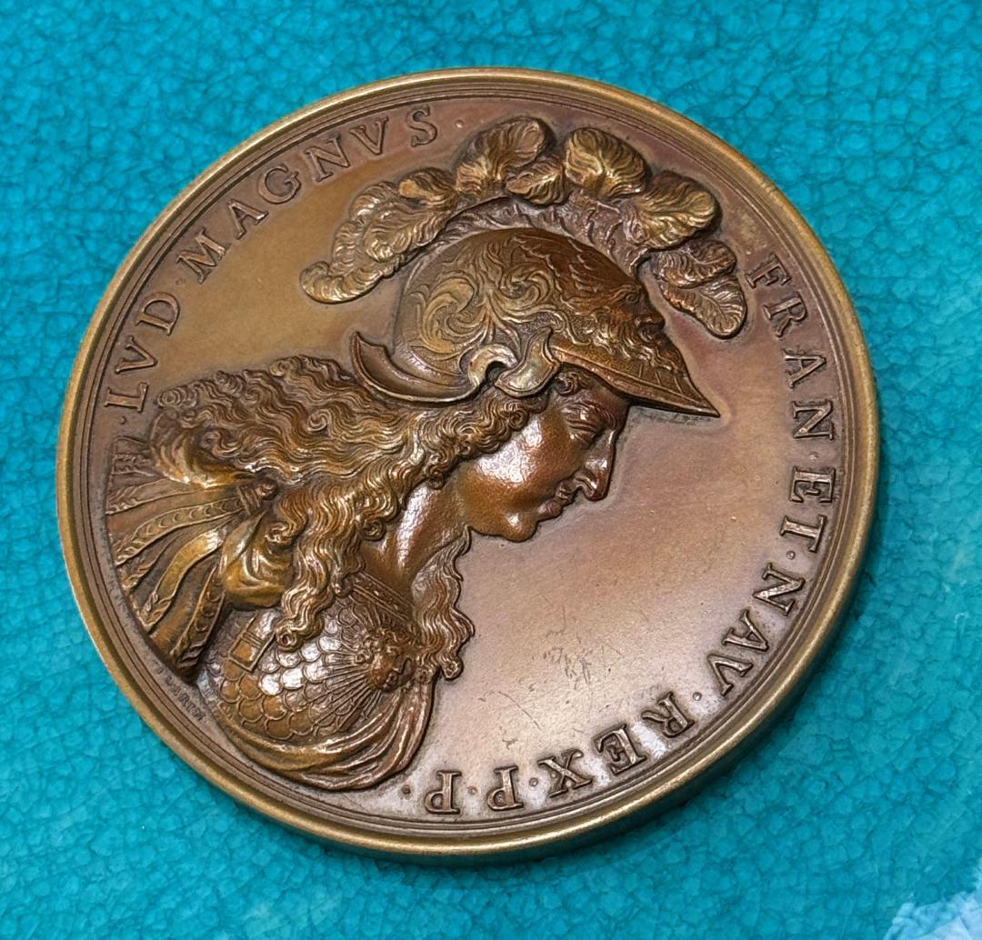 1674 フランス ルイ14世 国王 勲章 超大型 ブロンズメダル