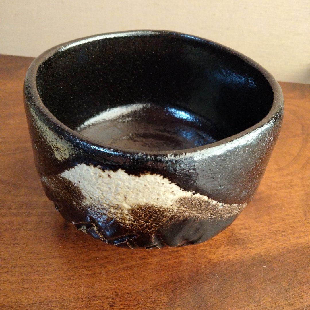 昭楽 赤黒四方茶盌 共箱付 富士 鷹 茄子 お正月 - メルカリ