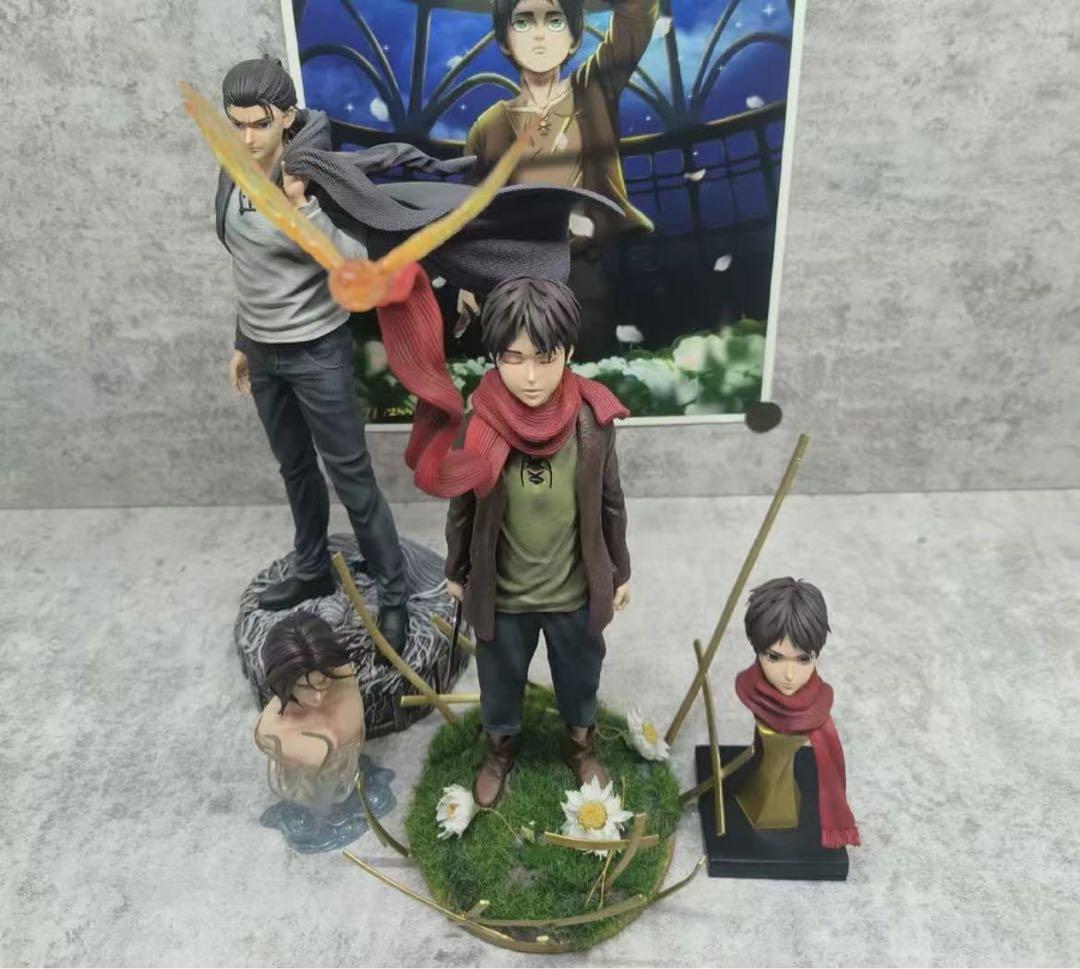 進撃の巨人 エレン・イェーガー ガレージキット ガレキ スタチュー⑦