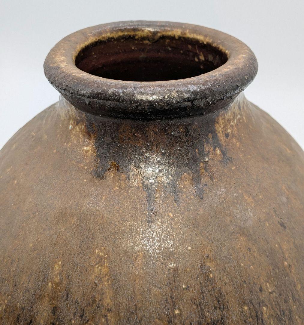 岡山県重要無形文化財 吉本正 備前焼 壺 合箱 壷 花器 花瓶 花入 花生