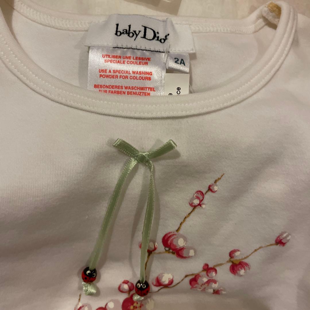 マサミ Dior 花柄刺繍プリント Tシャツとスカート 2A