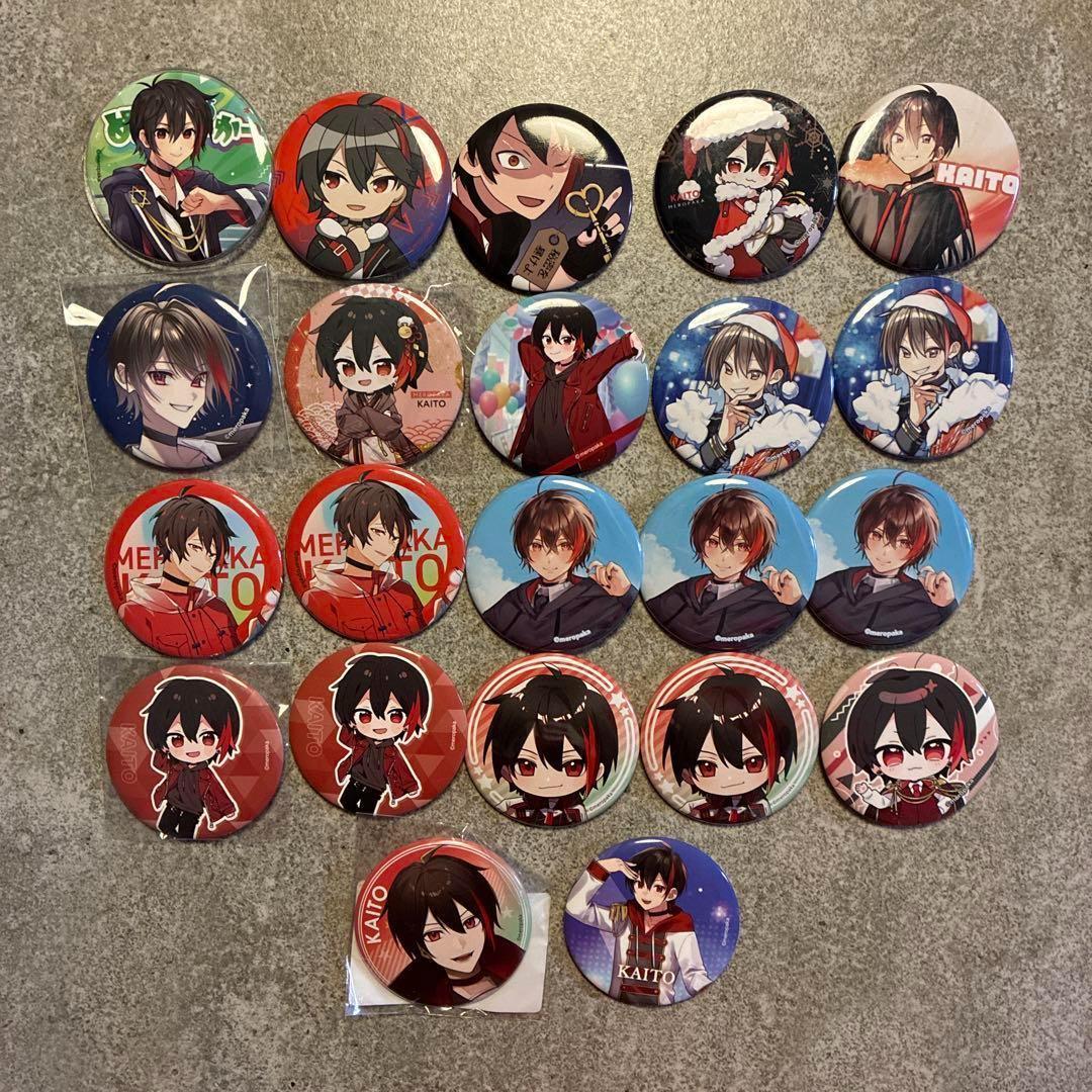 匿名配送:22個セット】めろんぱーかー めろぱか kaito 缶バッジ - メルカリ