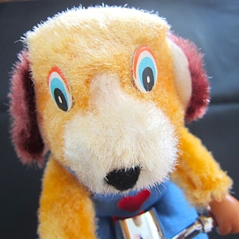 雑貨1063／アルプス Cycling Pup ワンちゃん三輪車 ぜんまい式 雑貨