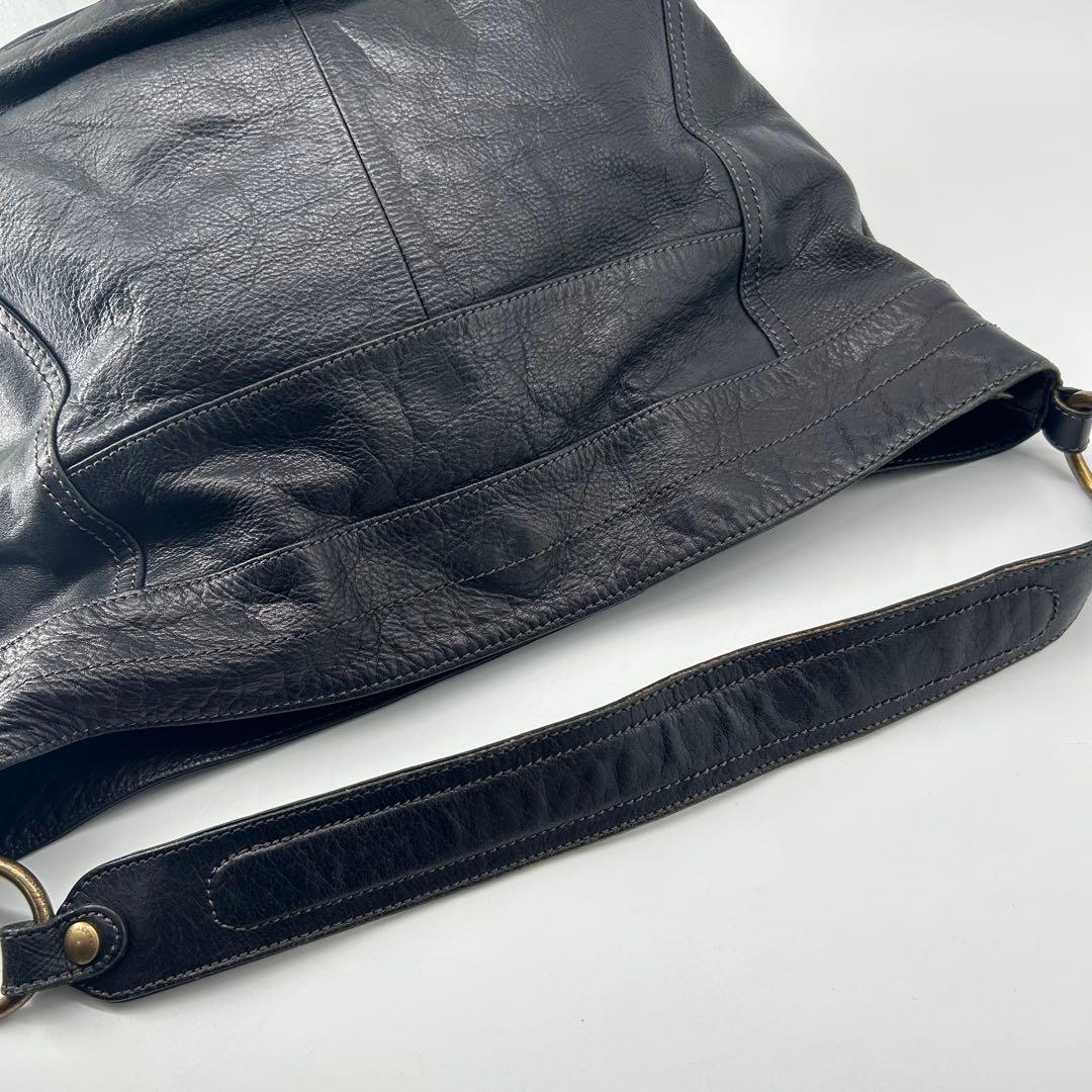 16797✨バーバリーブルーレーベル レザー ホースロゴ ワンショルダーバッグ