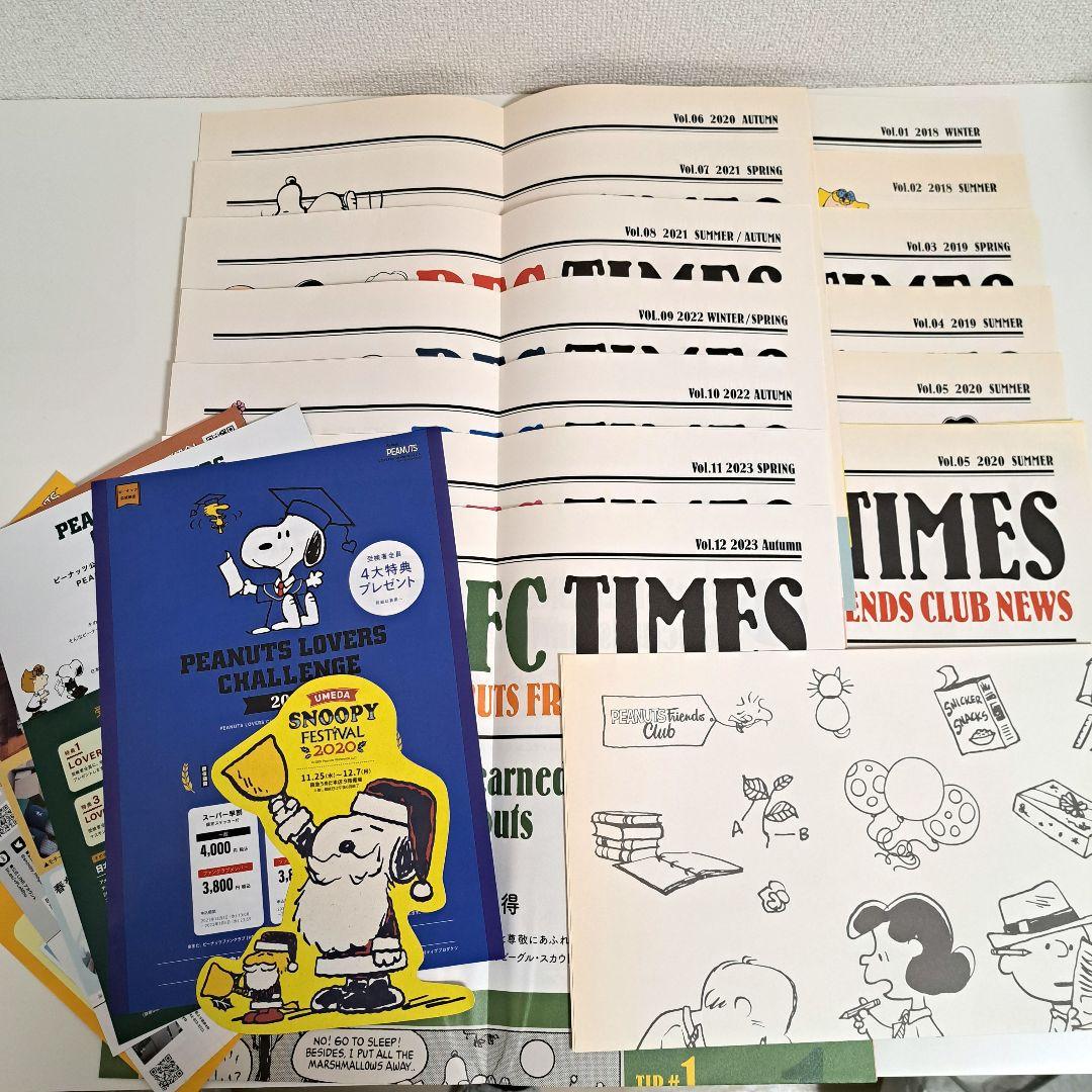 ピーナッツファンクラブ 特典セット 着せ替え＆会報 スヌーピーファン