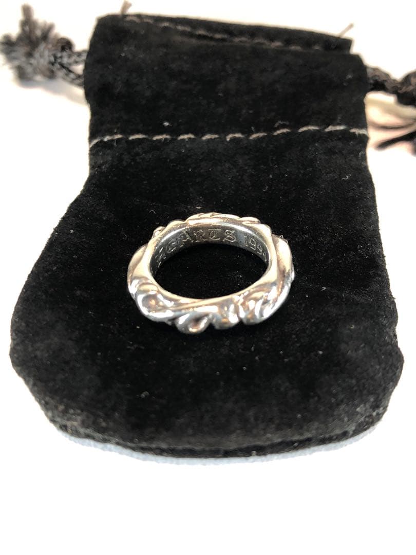 クロムハーツスクロールバンドリング【日本サイズ5号】