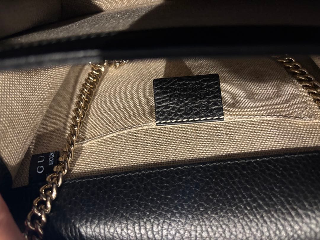 【GUCCI】インターロッキングG チェーンショルダー