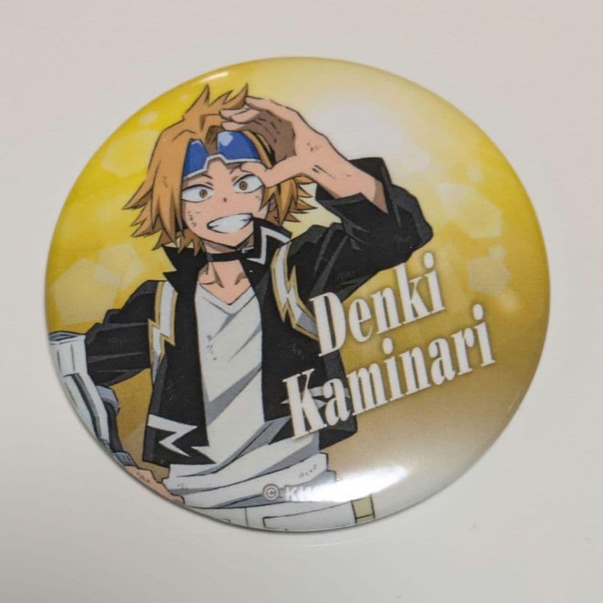 ヒロアカ 缶バッジ Battle Complete BC 上鳴電気 - メルカリ