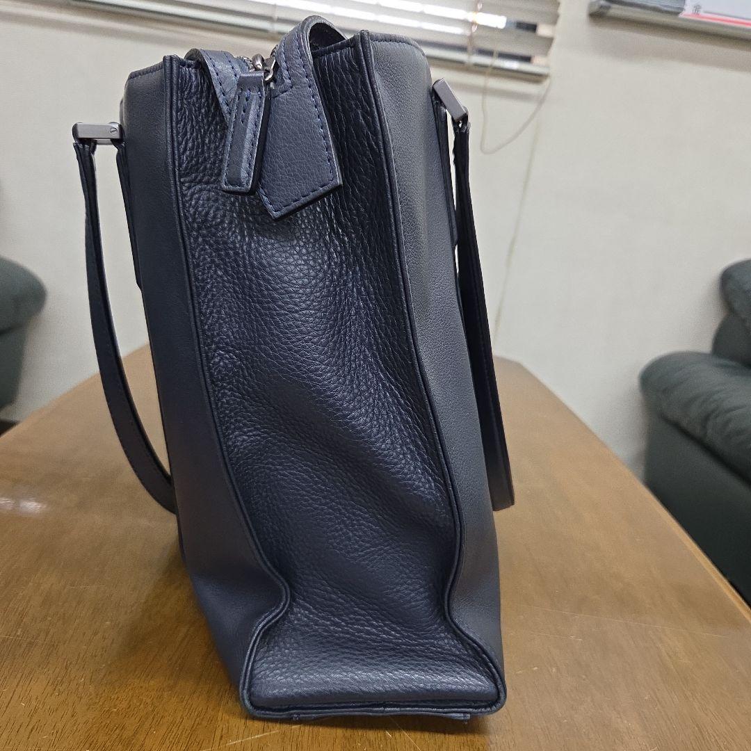 土屋鞄　プロータ　スクエアトート（防水）ダークネイビー