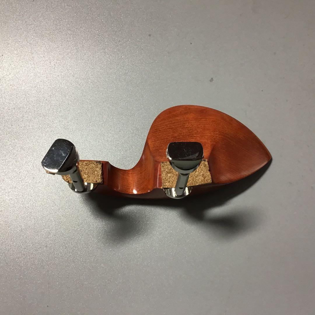 バイオリン 顎当て　御蔵島本柘植　ボックスウッド　スドラド型