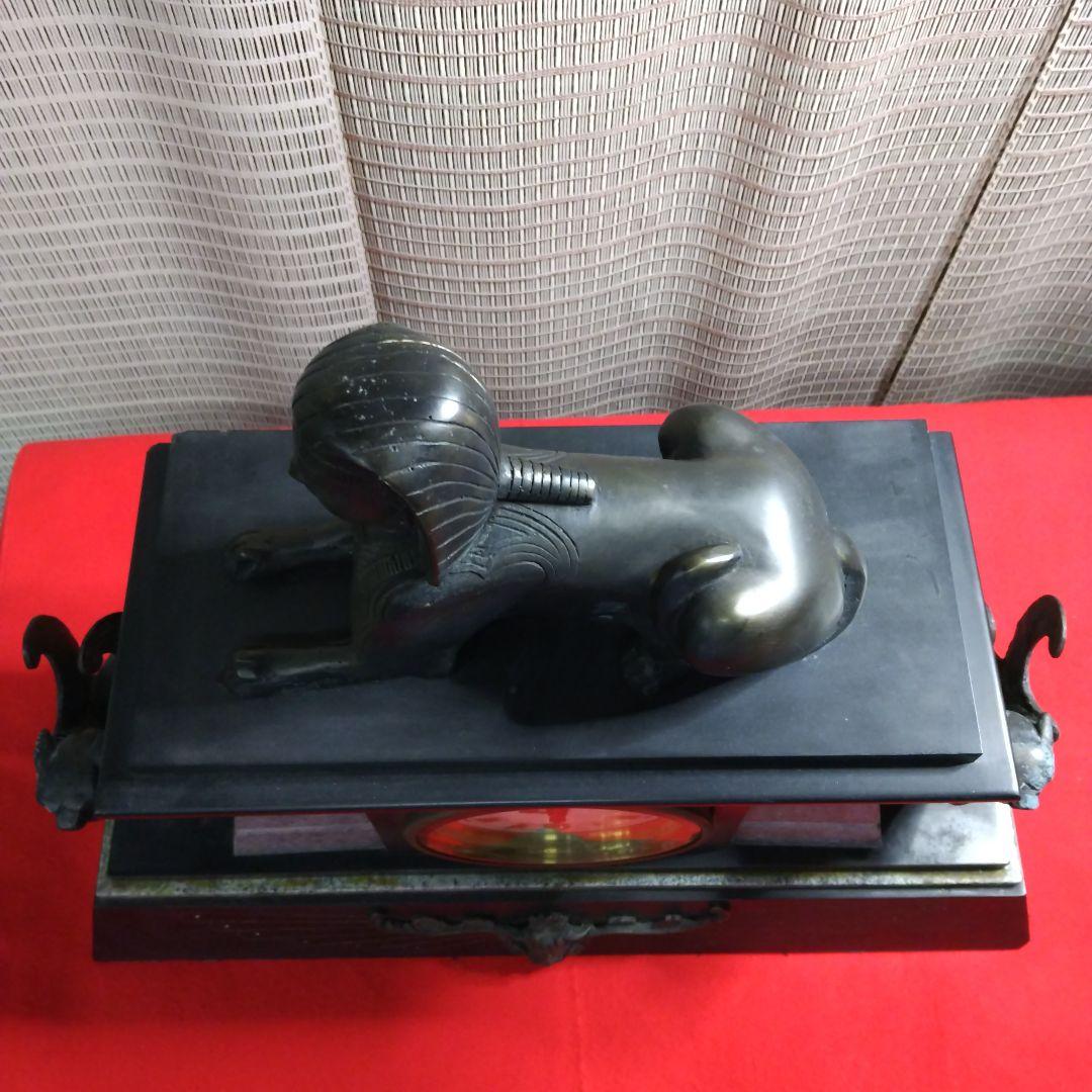 【本日限定特価！エジプト様式/マンテルクロック ジャンク品】