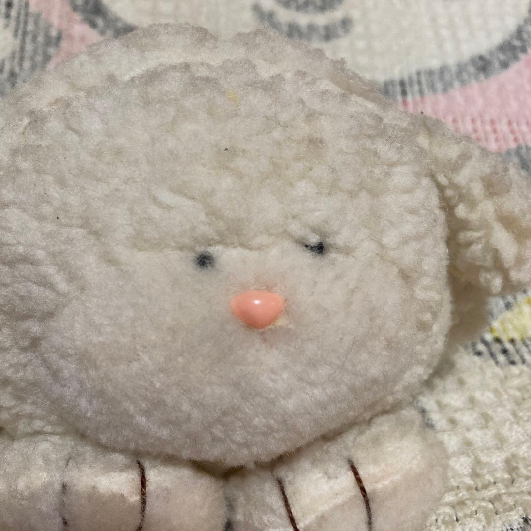 昭和レトロ　ヴィンテージ 学習研究社　学研　ウサギ＆ヒツジ　ぬいぐるみ　中古品