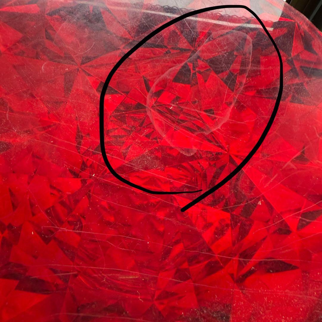 【正規品】Kartell カルテル　スツール　ストーン　レッド　ブラウン　セット