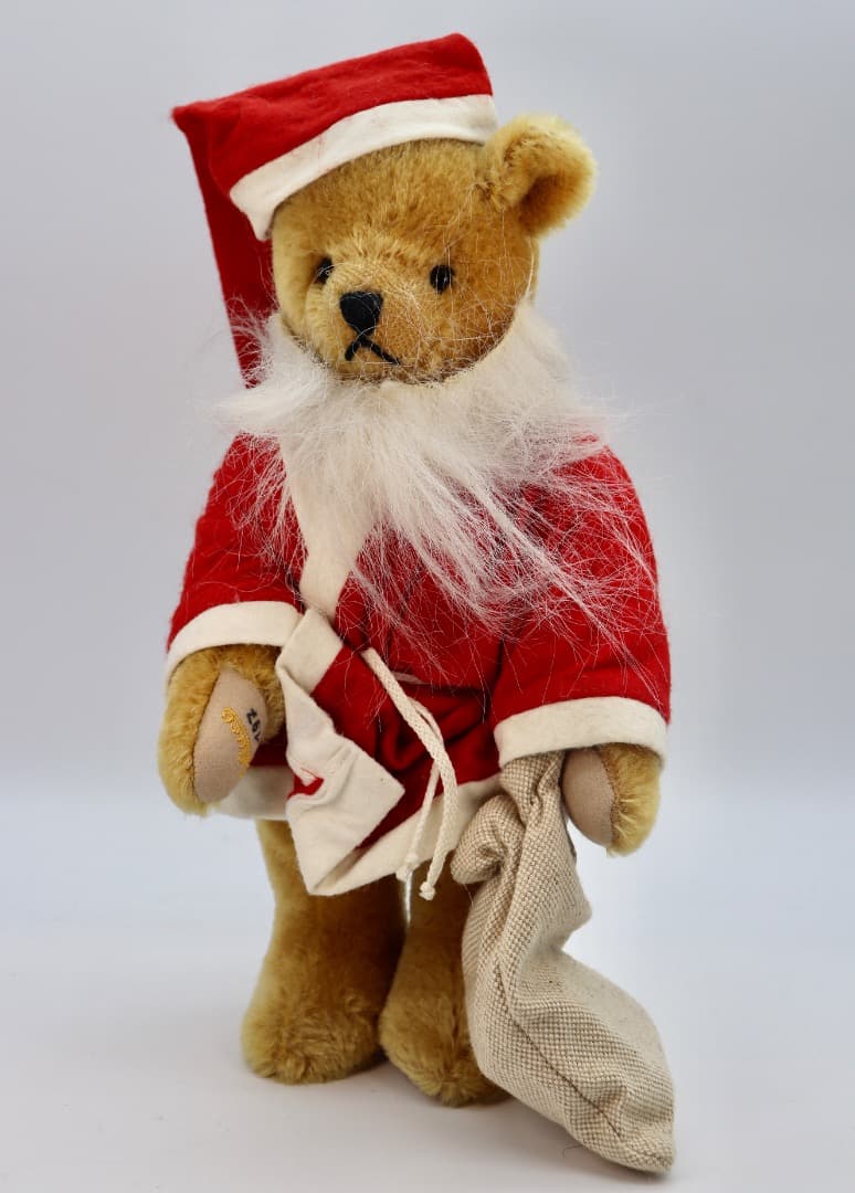 SCHUCO サンタクロース テディベア32cm ピッコロ２台付き SCHUCO サンタクロース テディベア32cm ピッコロ2台付きの通販はau