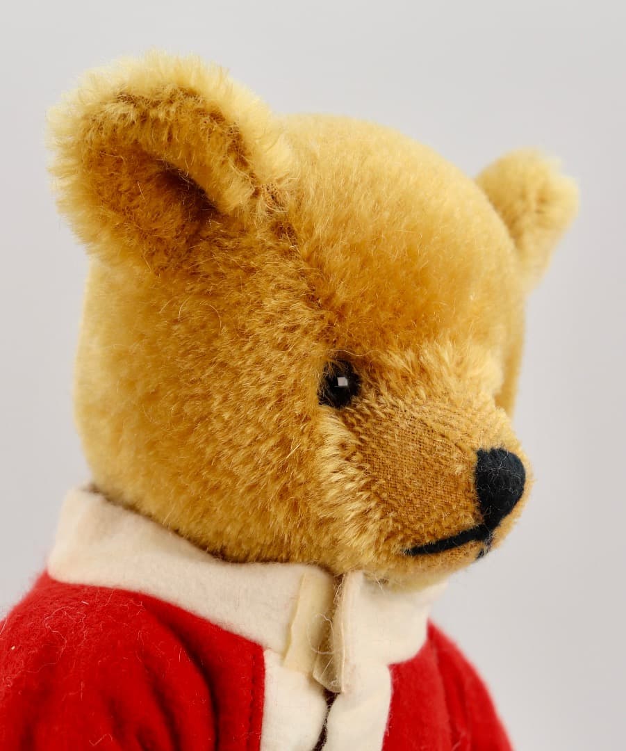 SCHUCO サンタクロース テディベア32cm ピッコロ2台付き