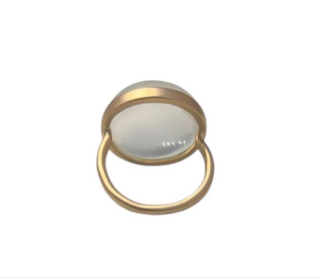 ぴ*ん様 MARIHA Earth Dropsリング ホワイトムーンストーン K