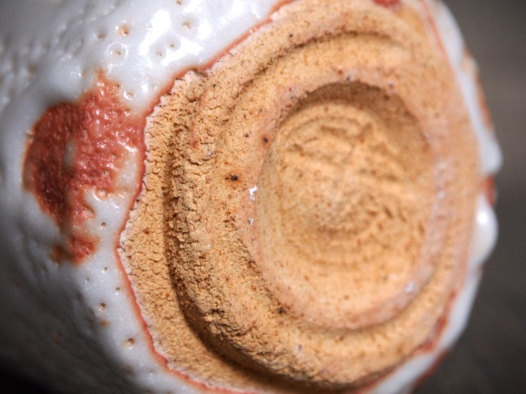 未使用★小林武春★志野湯のみ★共箱・栞