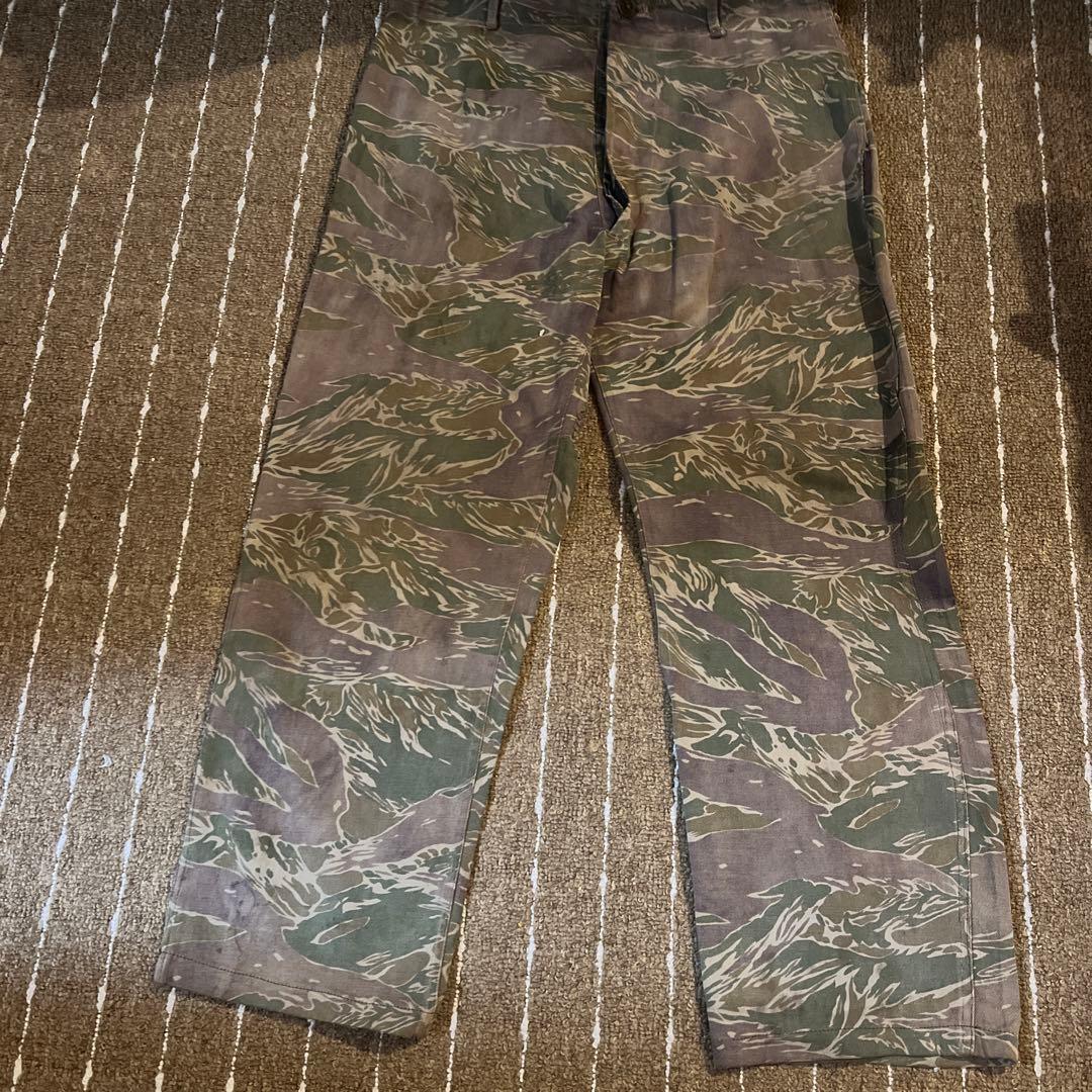 60S 鬼フェード 実物 タイガーストライプ タイガーカモ ベトナム戦