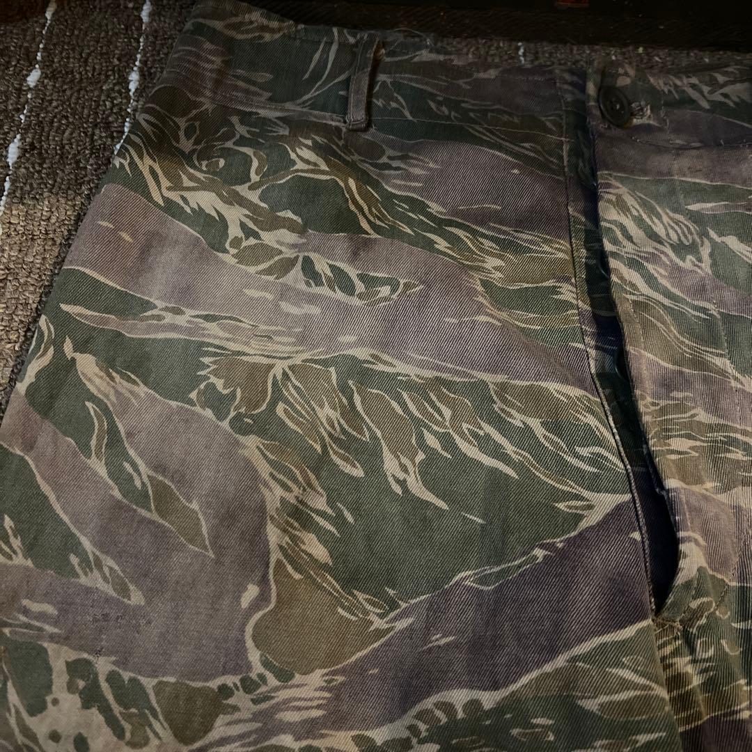 60S 鬼フェード 実物 タイガーストライプ タイガーカモ ベトナム戦