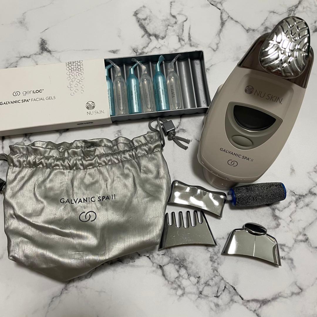 NU SKIN 美顔器 ガルバニック スパ システムII ジェル6本付 - メルカリ