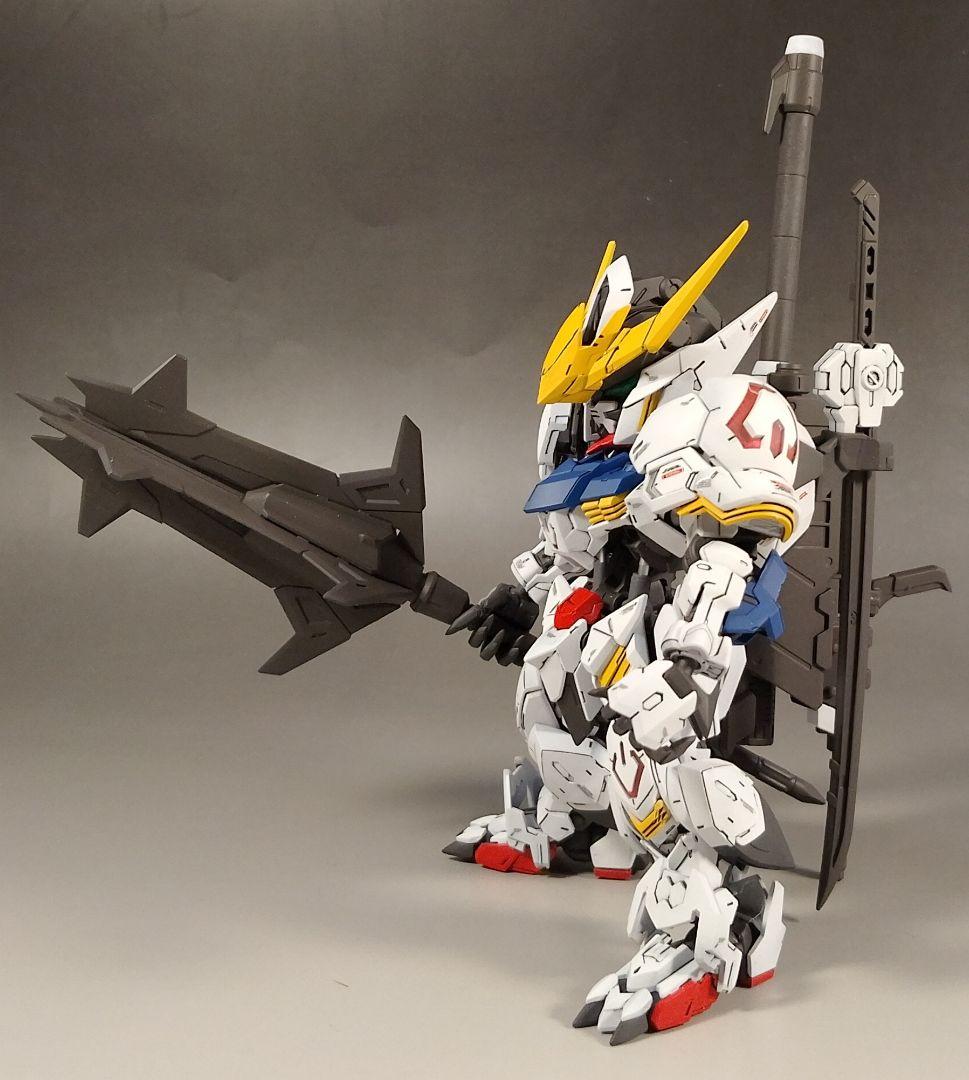 MGSD ガンダムバルバトス 改修 全塗装 完成品 鉄血のオルフェンズ
