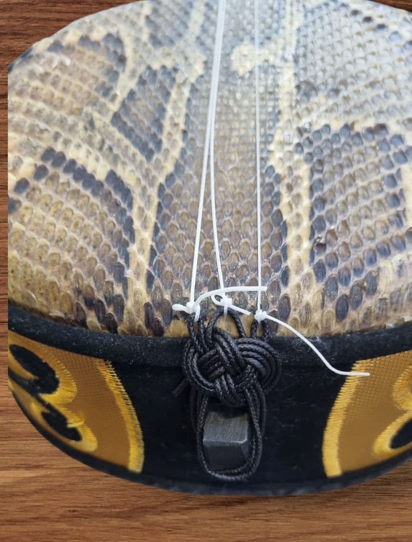 ヘビ皮三線 専用ケース付き 沖縄