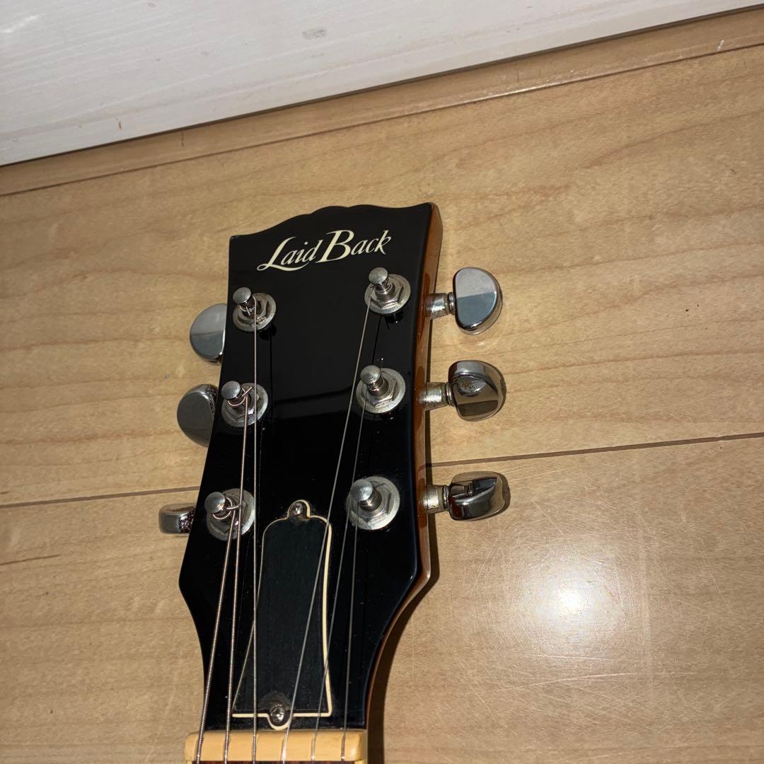 弦交換済み！激虎目　王道　laid back エレキギター レスポールタイプ