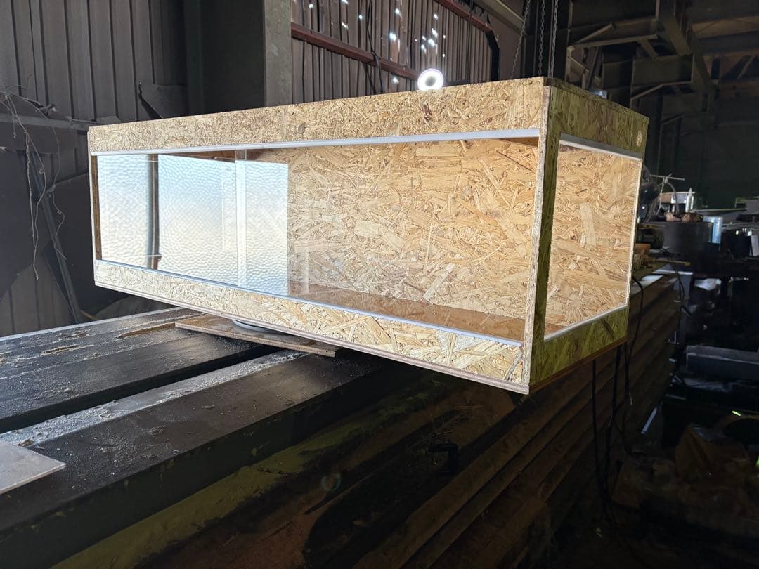 えのきまる様専用 1004645 サイドアクリル天板金網 コーキング