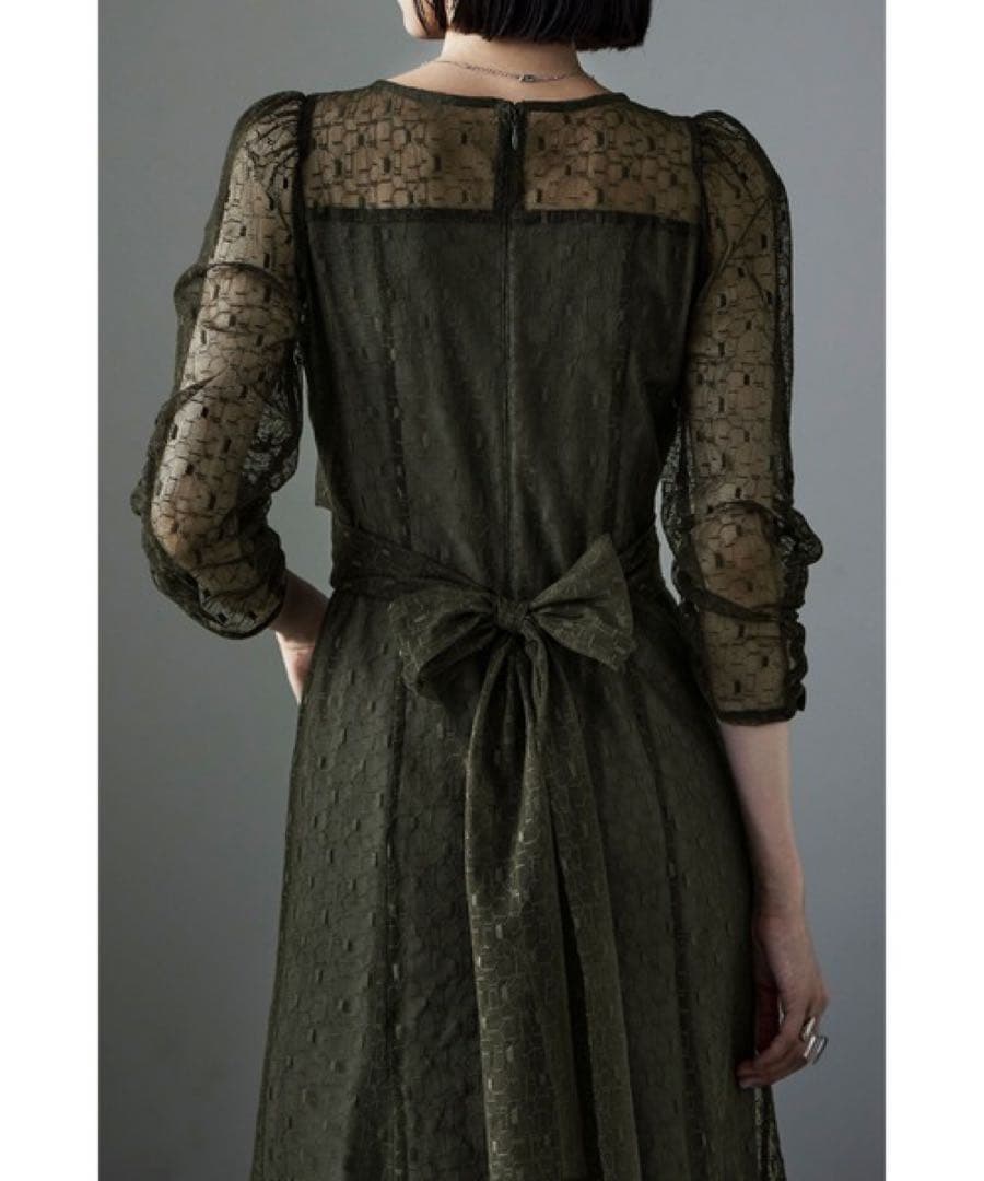 美品✨etoll エトル　カシュクールデザインフレアドレス　オケージョンドレス