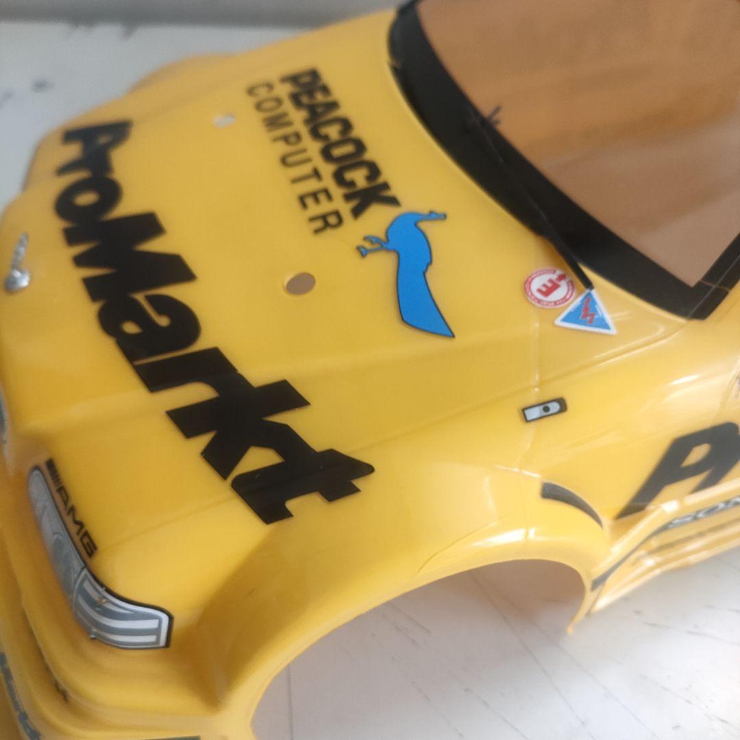 【当時物、レア】タミヤTA03シャーシ、メカ付き、メルセデスボディ付き