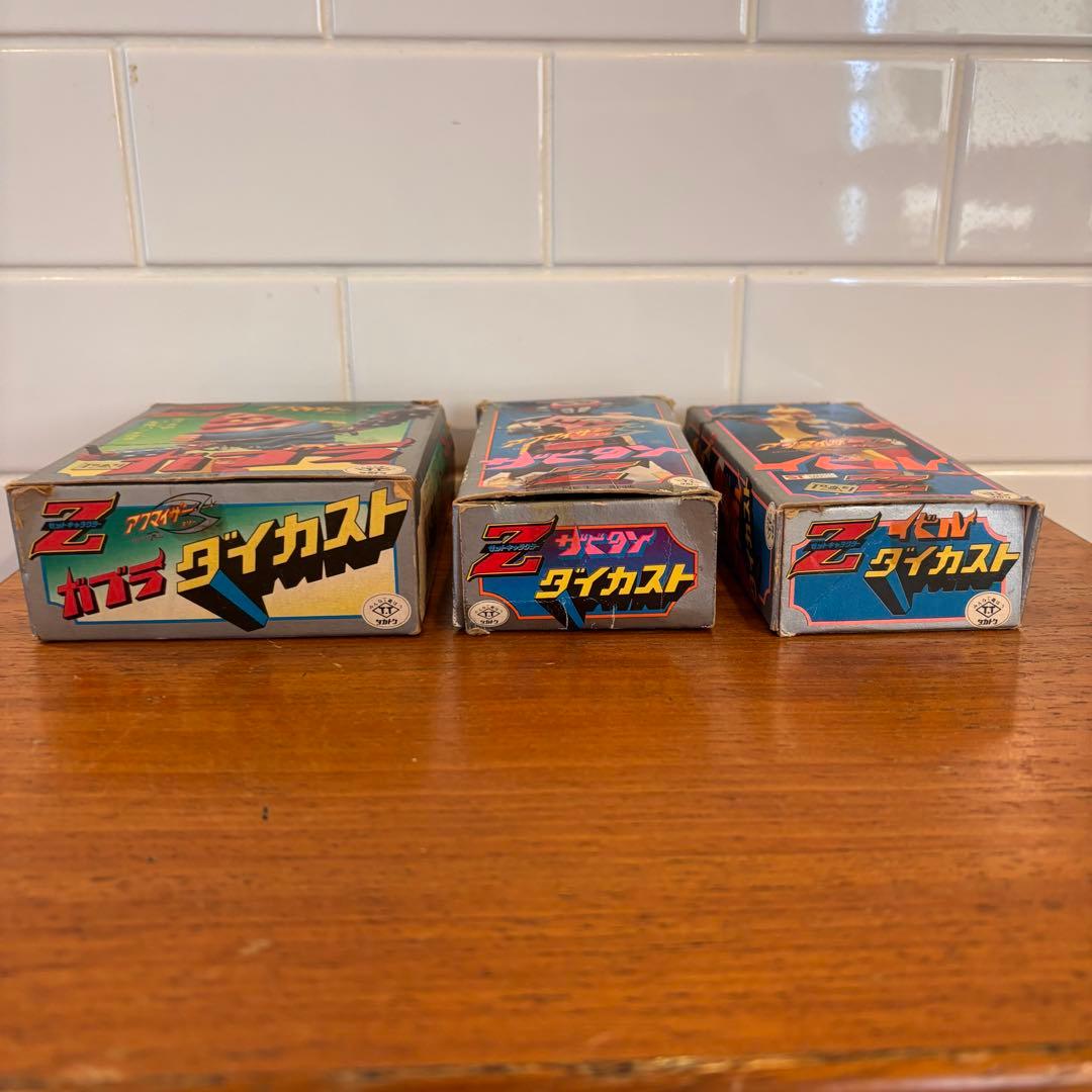 アクマイザー3 セット シルバー合金 超合金 Z合金 ザビタン イビル ガブラ