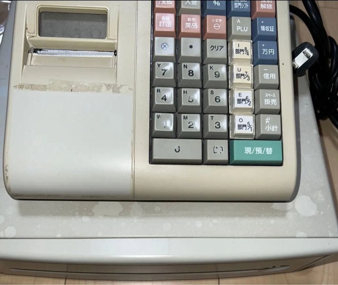 SHARP XE-A20 レジスター 本体レジロール付き - メルカリ