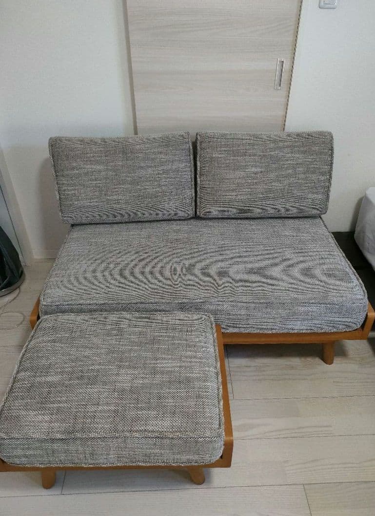 UNICO ALBERO オットマン グレー