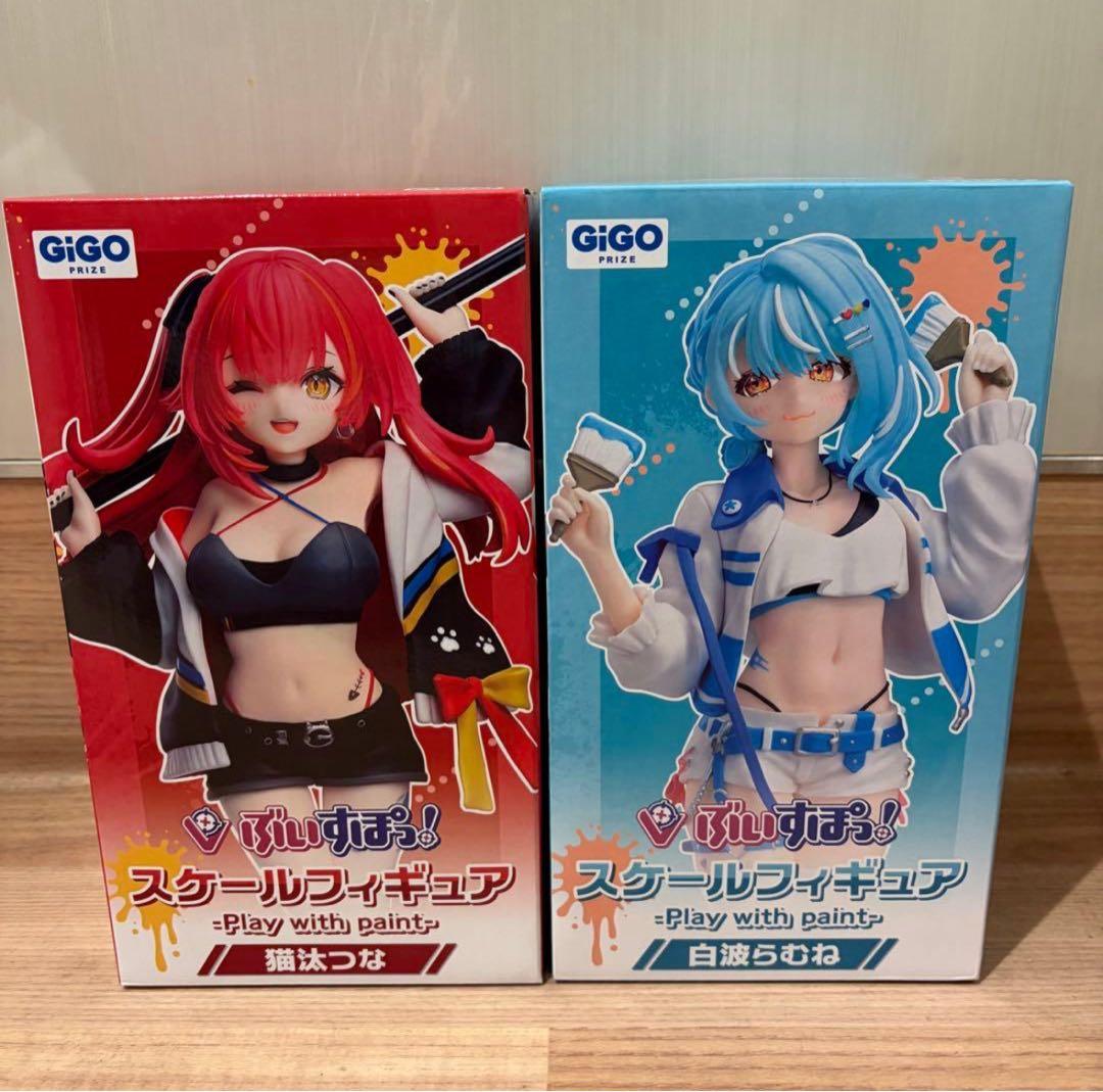 ぶいすぽ 【GiGO限定】 スケールフィギュア 白波らむね 猫汰つな