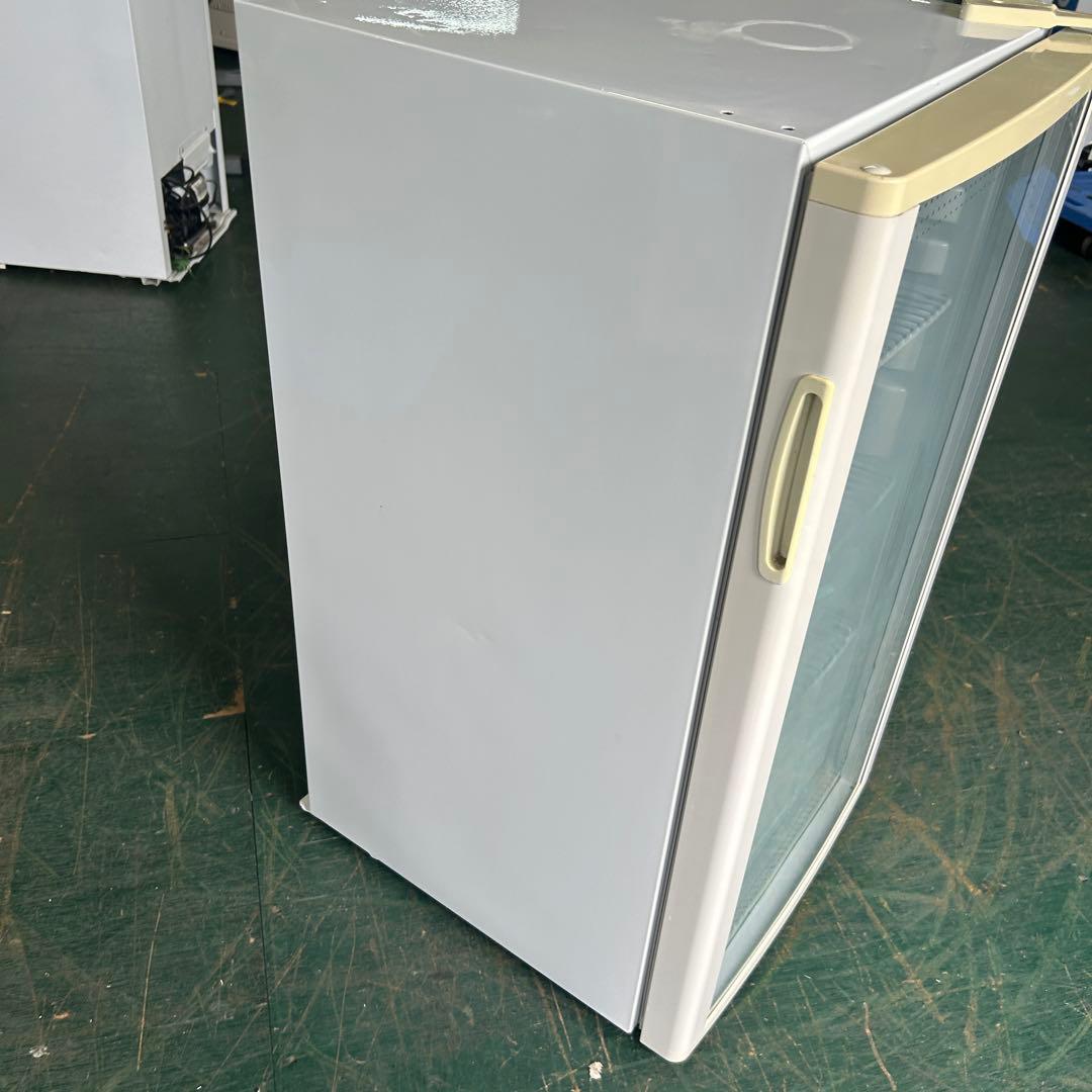 158業務用 冷蔵ショーケース オフィスコンビニ XW-105 左右開き 小型