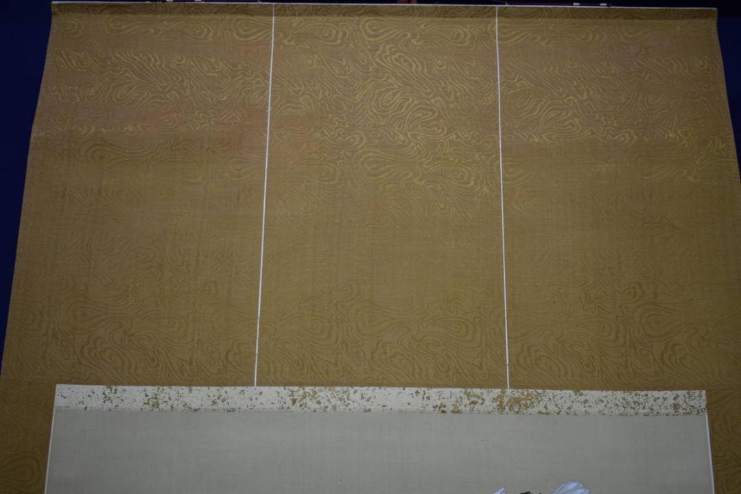 不詳/作者不明/無落款/朝陽/舞鶴図/大幅/布袋屋掛軸HK-112