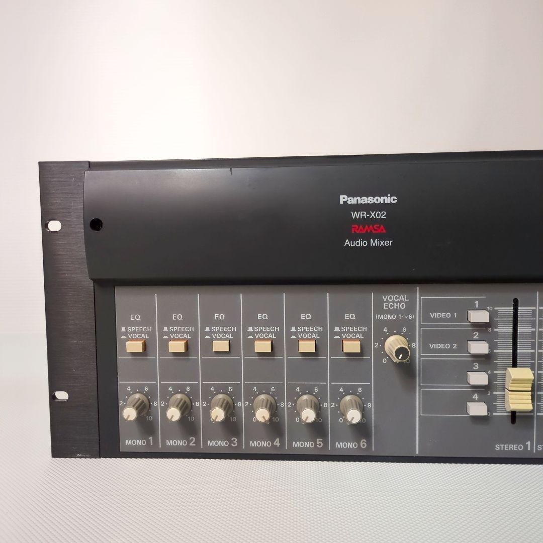 パナソニック RAMSA コンパクトミキサー（14イン・6アウト） WR-X02
