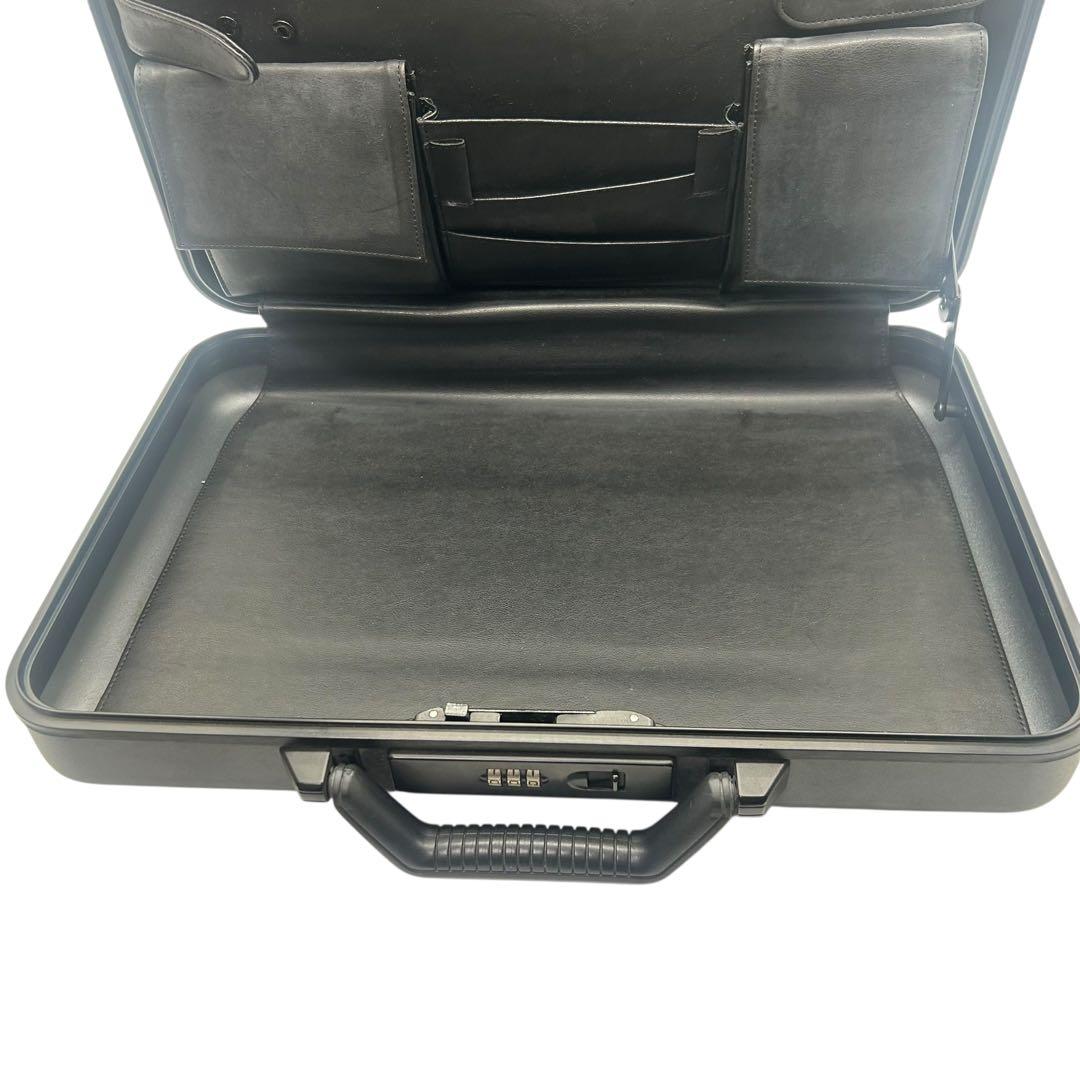 【美品】ゼロハリバートン ビジネス ブリーフケース ダークグレー　ハードケース