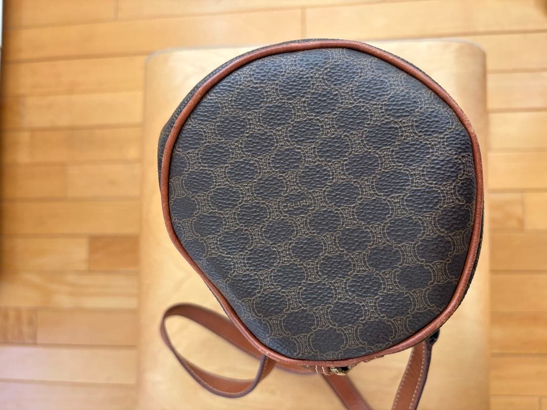 CELINE セリーヌ マカダム ショルダーバッグ パピヨン【中古】