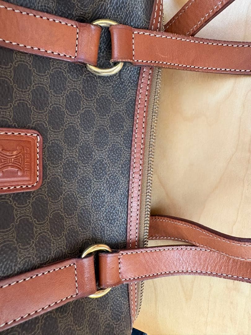 CELINE セリーヌ マカダム ショルダーバッグ パピヨン【中古】