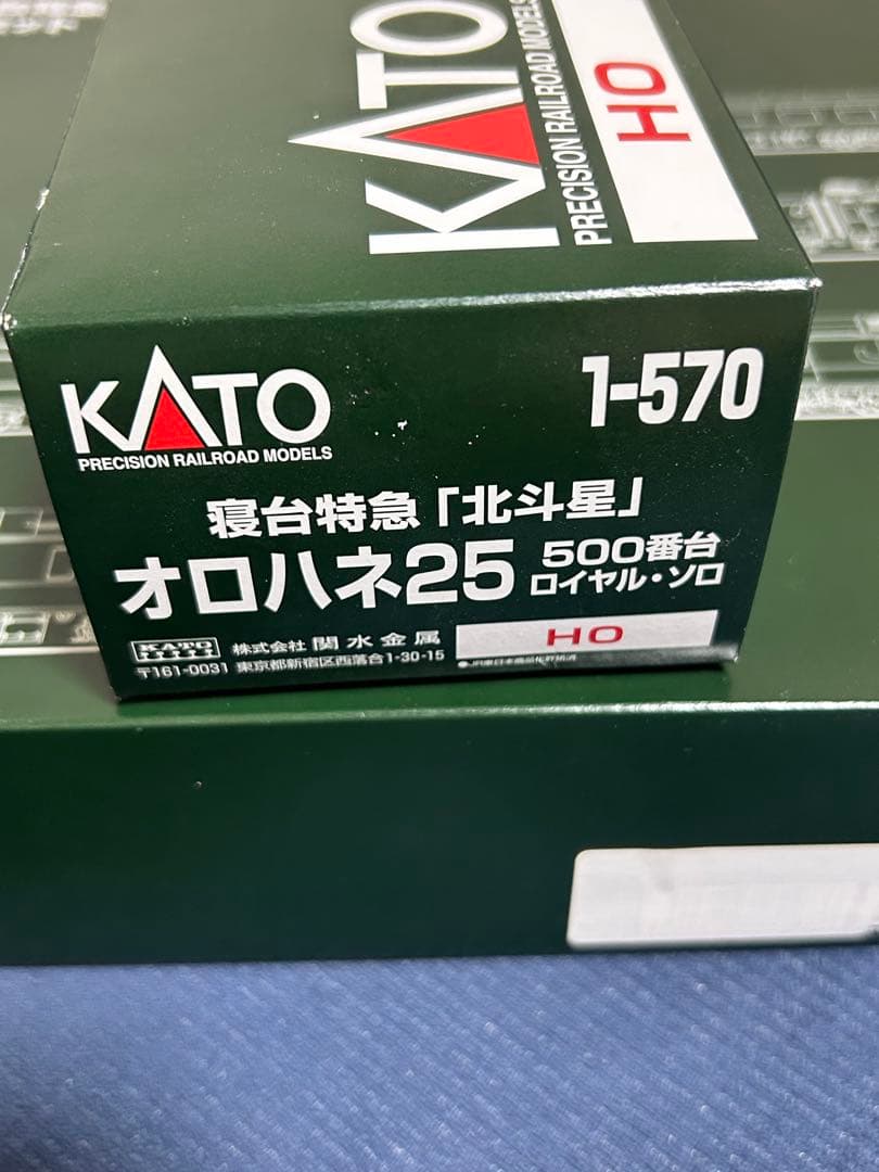 KATO (HO) 24系 寝台特急「北斗星」基本セット・オロハネ25 500