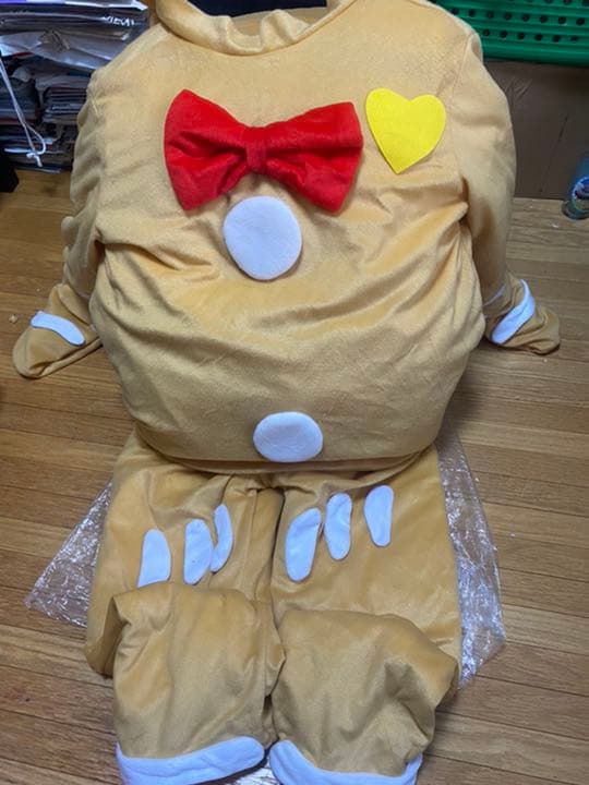 ジンジャーブレッドマン　クッキーマン　コスチューム　クリスマス