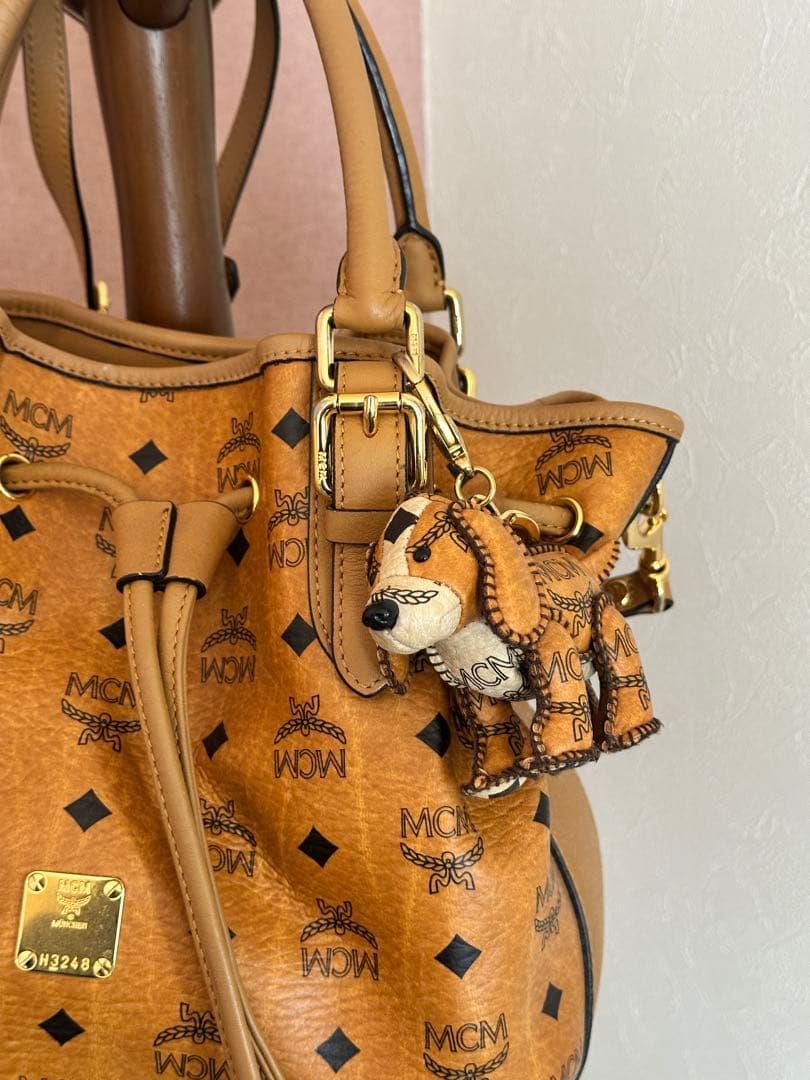 MCM ロゴプリント ハンドバッグ
