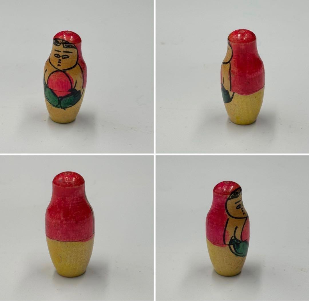 激レア‼️ソビエト アンティーク 初期のマイダン地方 マトリョーシカ 5