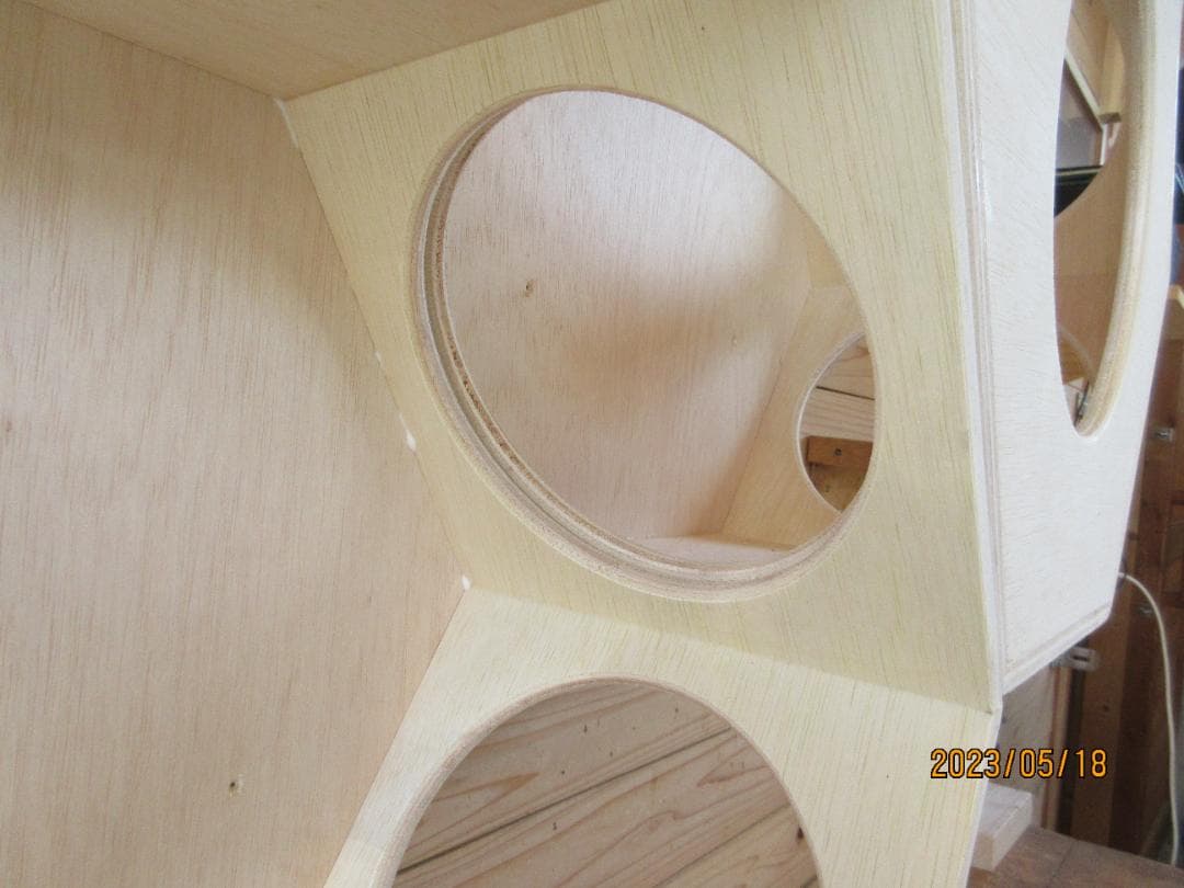 Cat's工房 6角ハウス2個セット 猫ハウス&キャットステップ 六角BOX