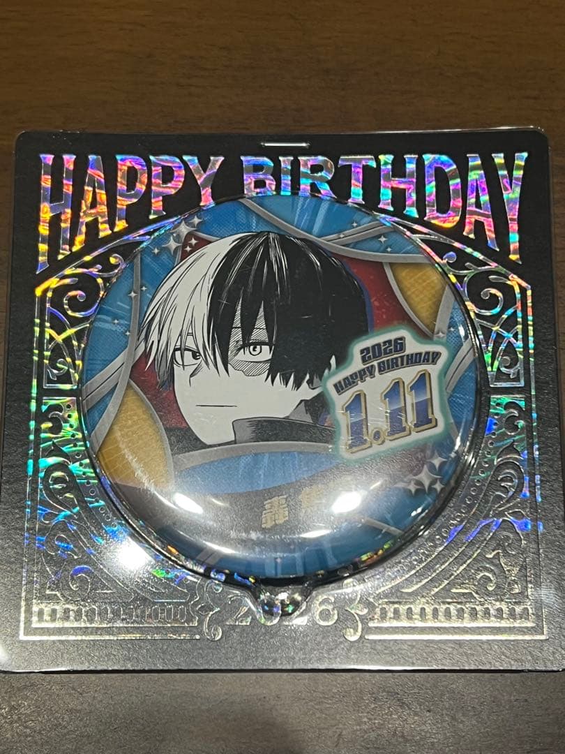 僕のヒーローアカデミア 2026年 バースデー 缶バッジ 轟焦凍 - メルカリ